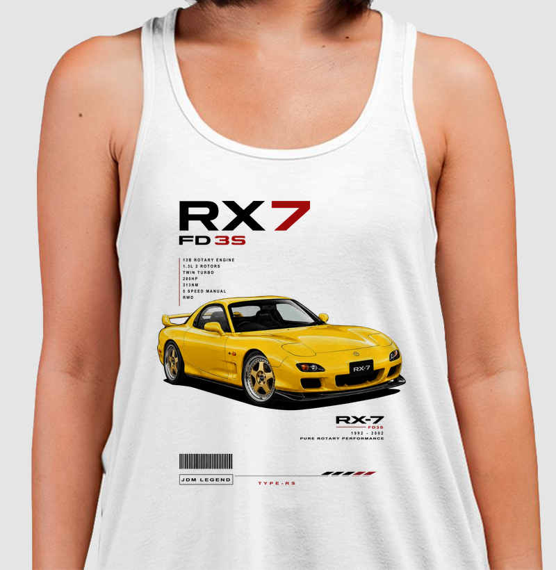 Camiseta regata RX7