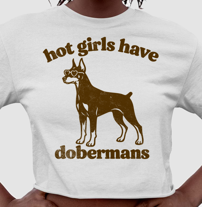 Hot girls have dobermans