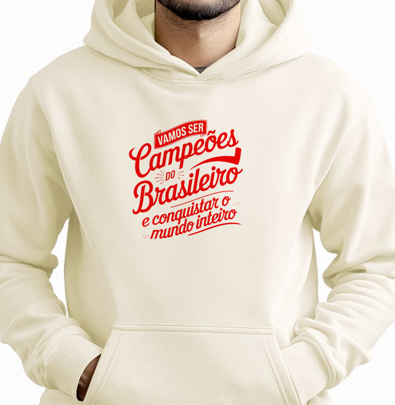 Moletom Canguru Vamos ser campeões.