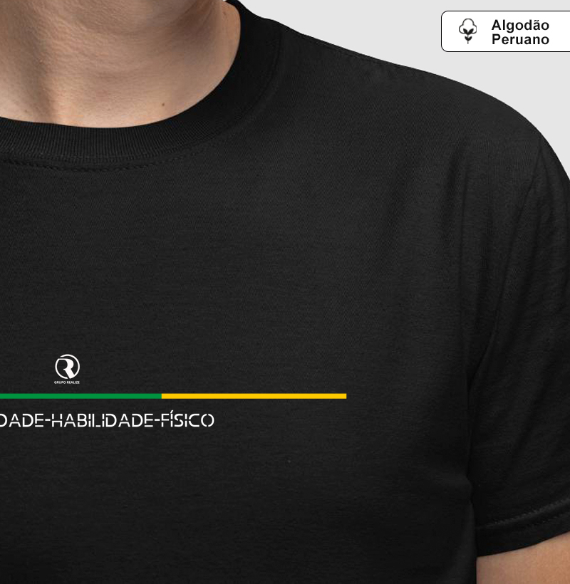 GRUPO REALIZE – LINHA PAÍSES | BRASIL (Camiseta Algodão Peruano)