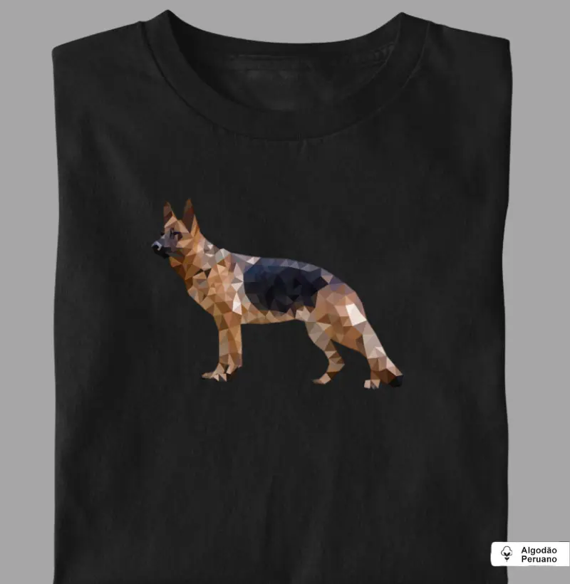 Pastor Alemão Low Poly