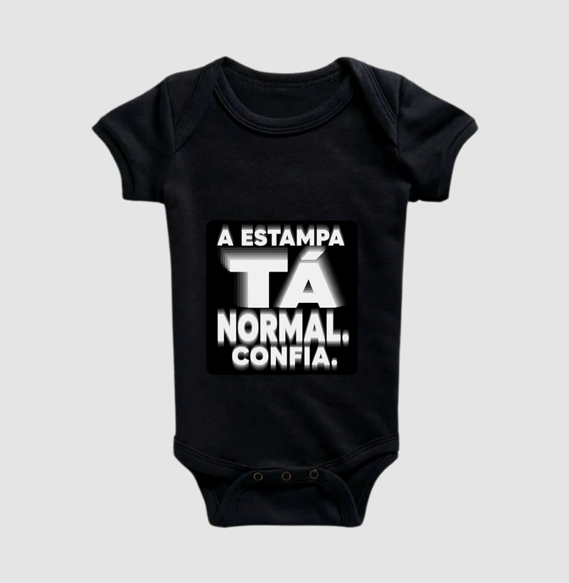 A estampa tá normal. Confia.