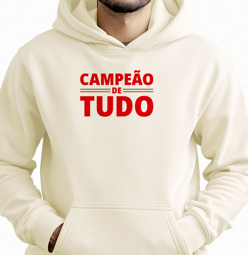 Moletom Canguru Campeão de Tudo