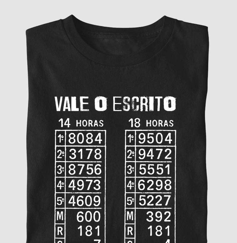 Vale o Escrito - Talão