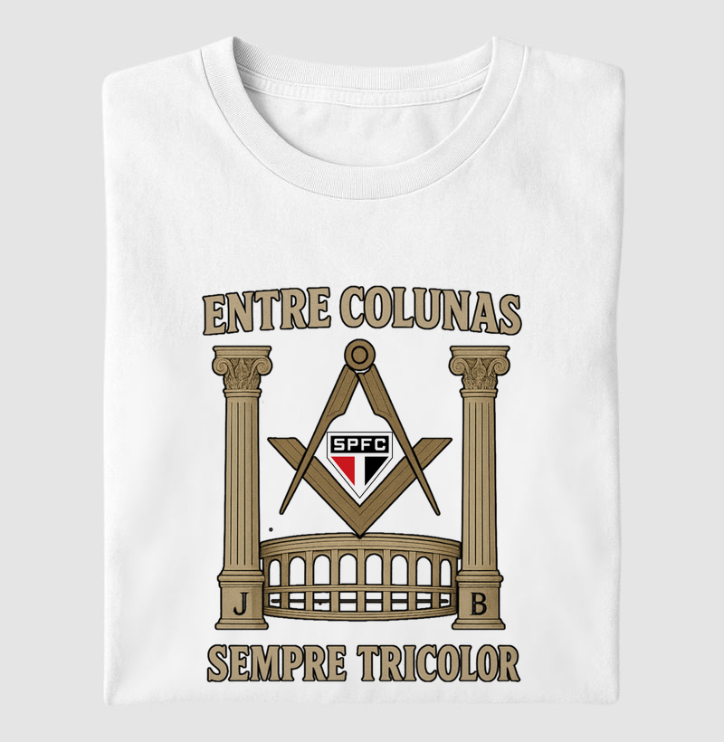 Camiseta Tricolor Paulista Entre Colunas - Mr. GADU