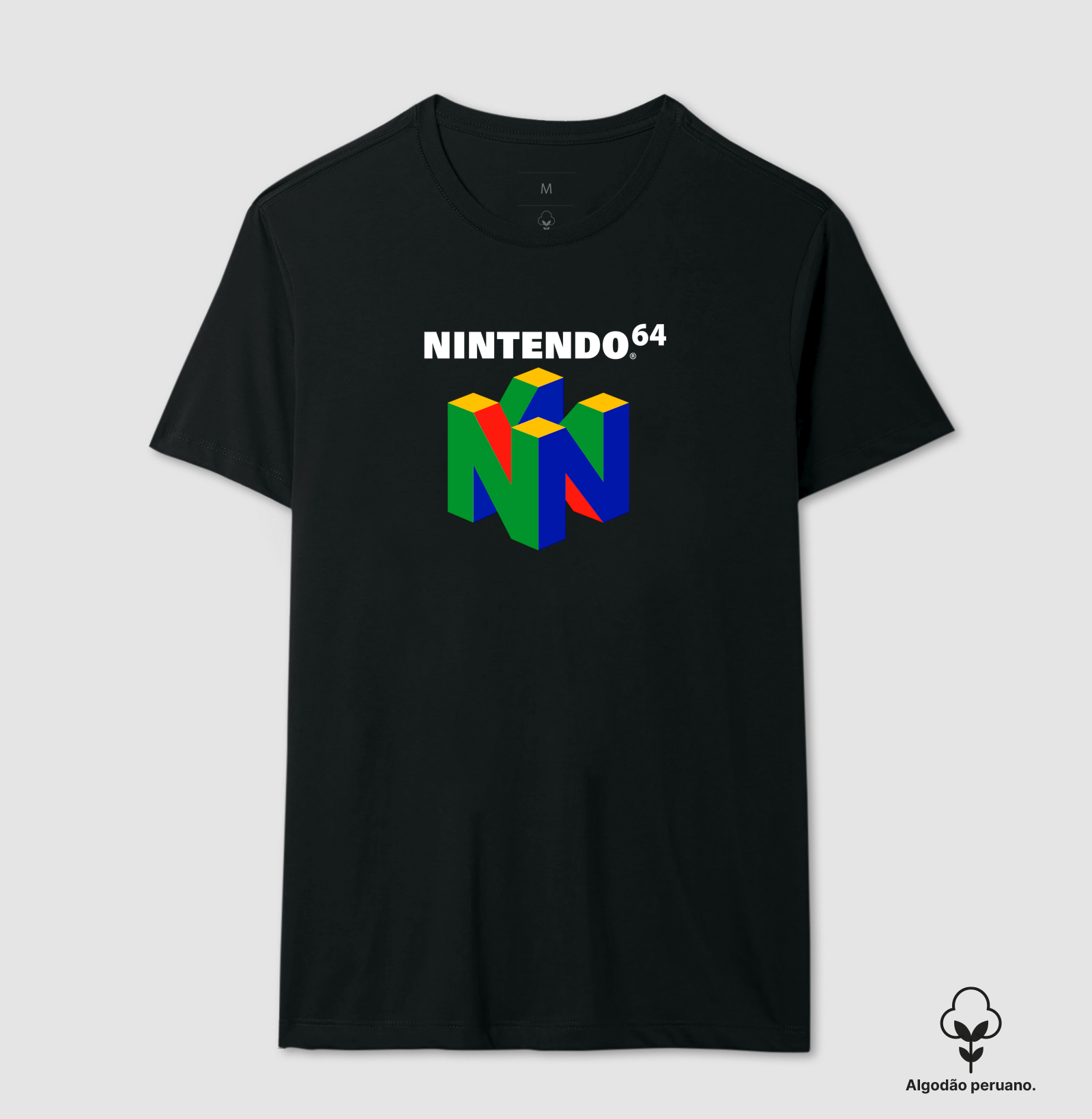 Nintendo 64 - Camiseta Algodão Peruano