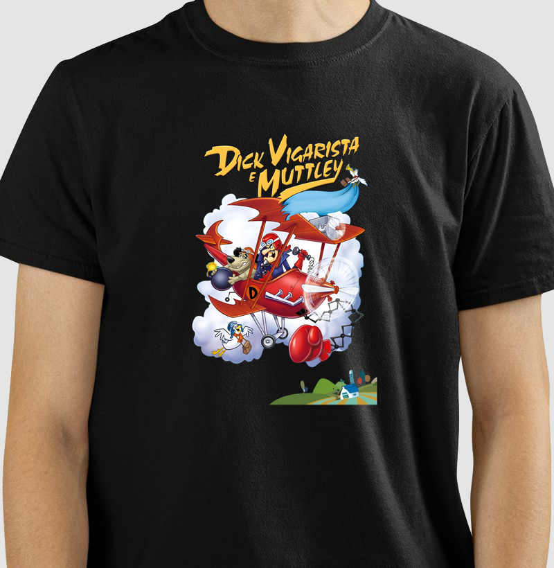 Camiseta Dick Vigarista e Muttley