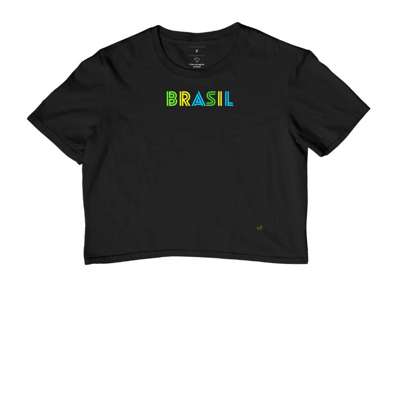 Brasil - Palavra nas cores do Brasil