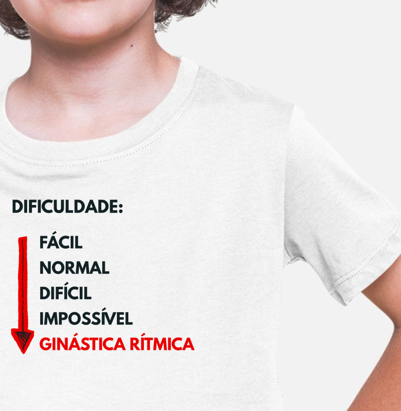 Dificuldade - Camiseta Infantil