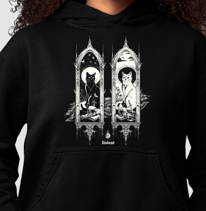 Moletom Canguru - Two Cats