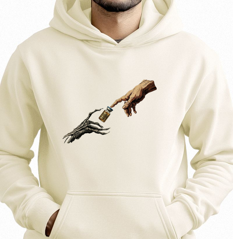 Hoodie Moletom TRENO Anabolizantes | Streetwear Fitness com Capuz Premium