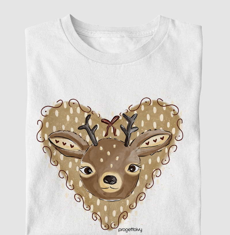 T shirt Pele de cervo
