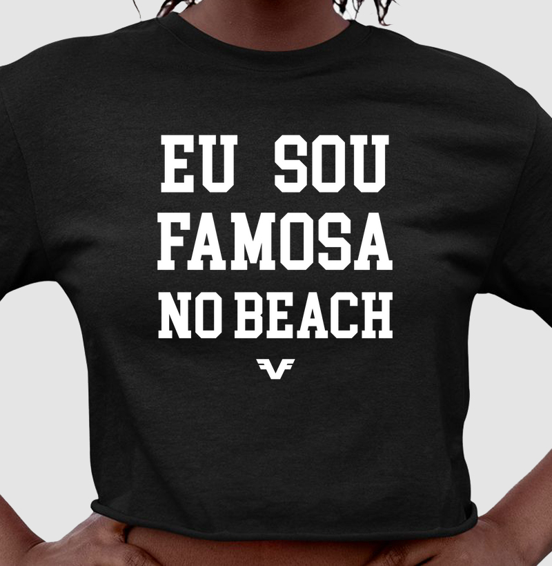 Cropped Eu sou famosa no Beach Tennis