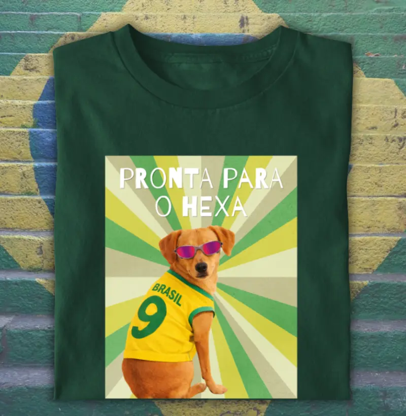pronta para o hexa - caramelo