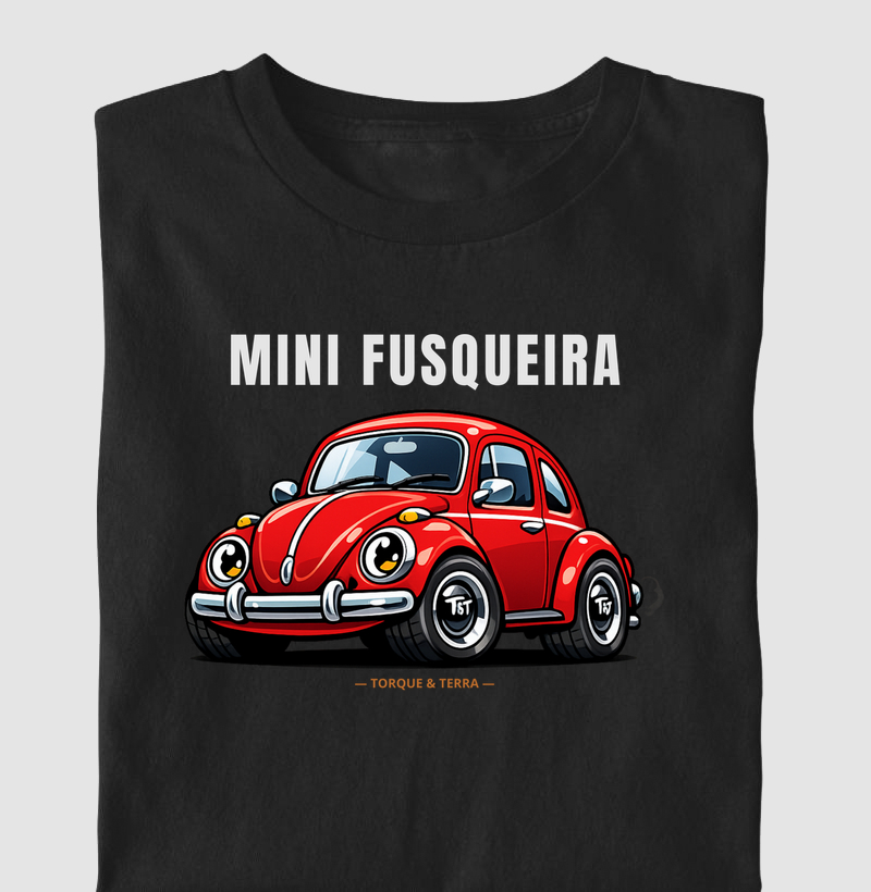 Mini fusqueira - Fusca vermelho