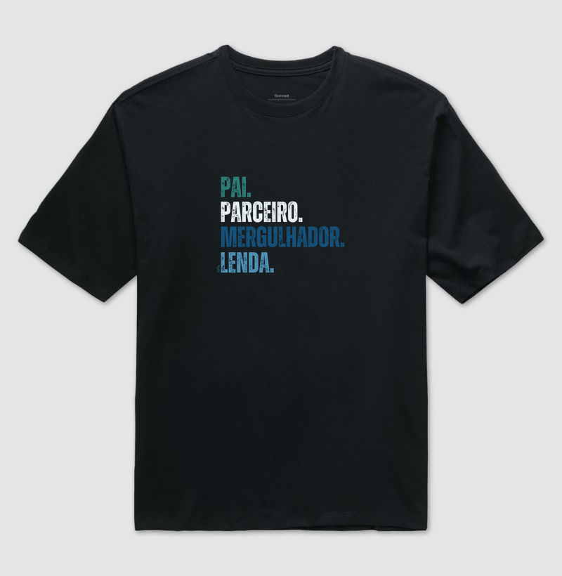 Pai Parceiro Mergulhador Lenda 