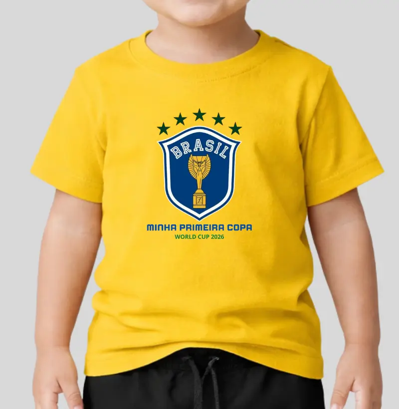 Camiseta Minha Primeira Copa Jules Rimet