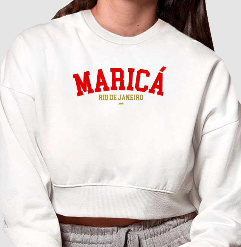 Maricá - Cropped Moletom