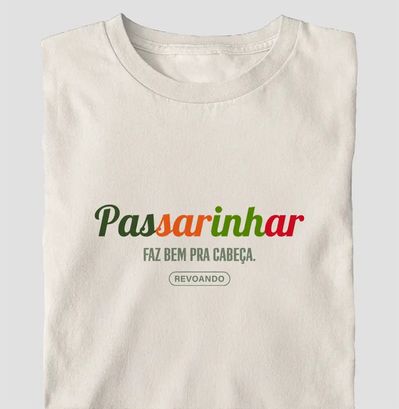 Aves em Texto - Passarinhar color - Oversized