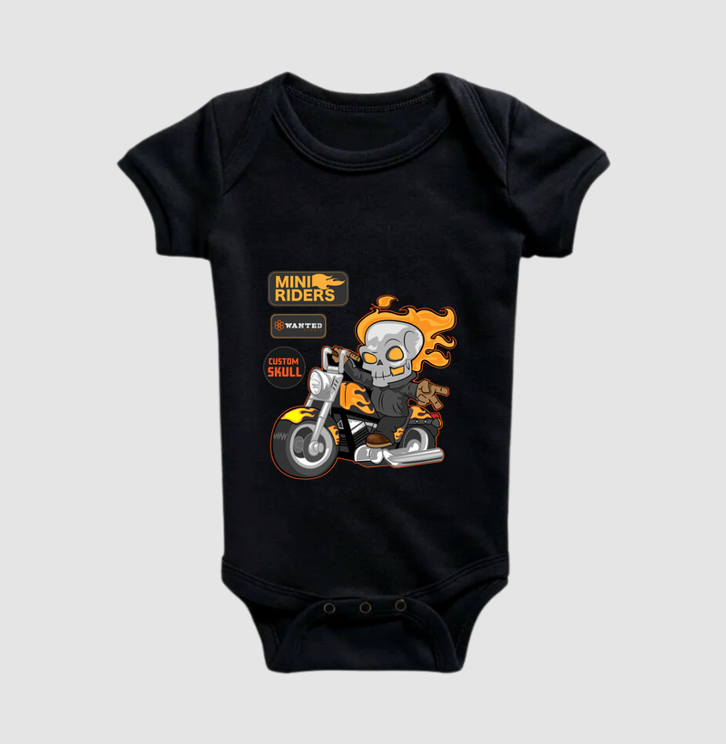 Caveira Custom - Body Infantil