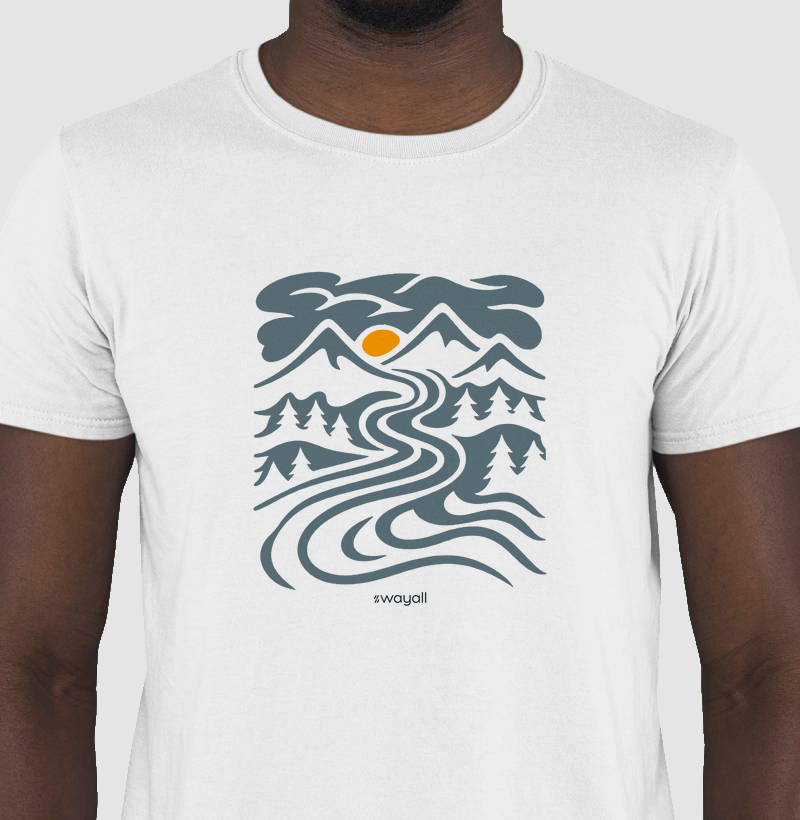 Camiseta Regular - Caminhos da serenidade