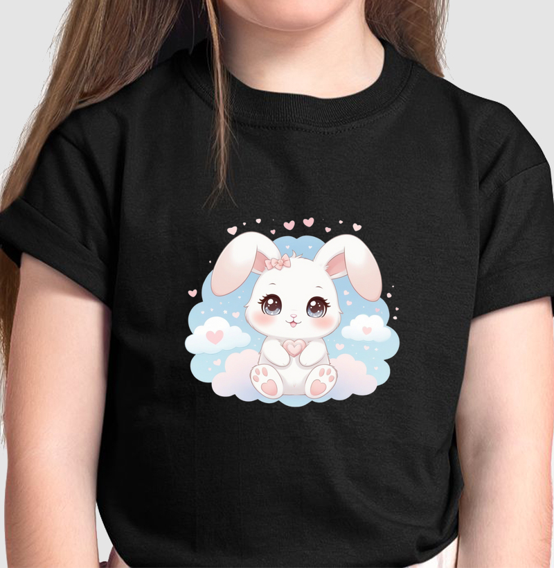 Camiseta Infantil Coelinha Fofa