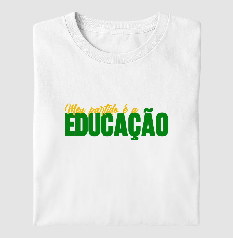 Meu partido é a educação