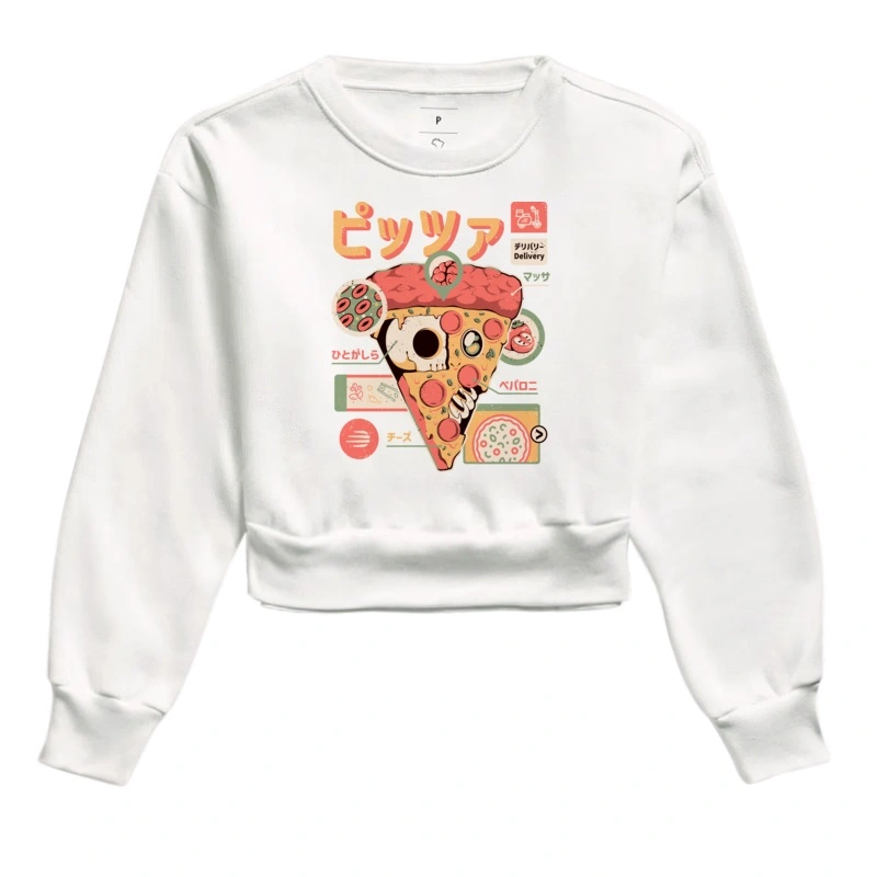 Moletom Pizza Zombie - Cropped