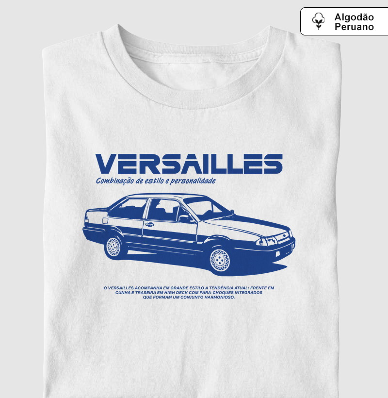 Versailles | Estilo e personalidade - Camiseta Algodão Peruano
