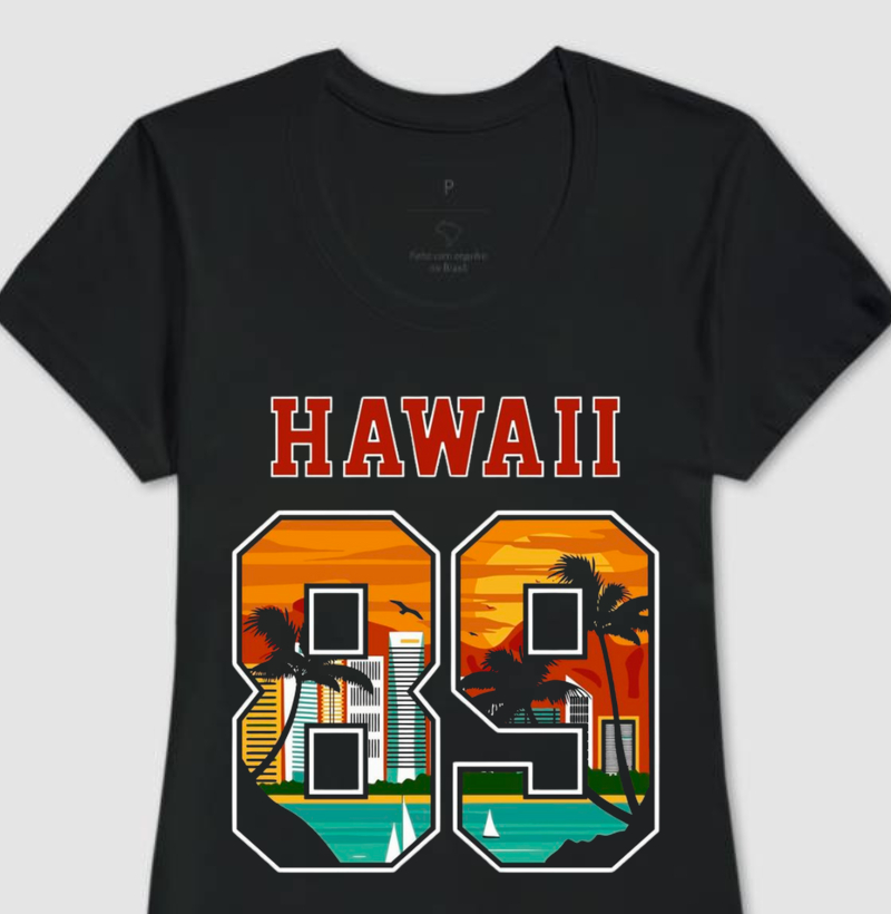 Camiseta Feminina - Havaí