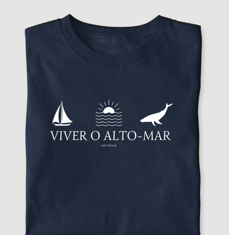 Viver o alto-mar - Algodão 30.1