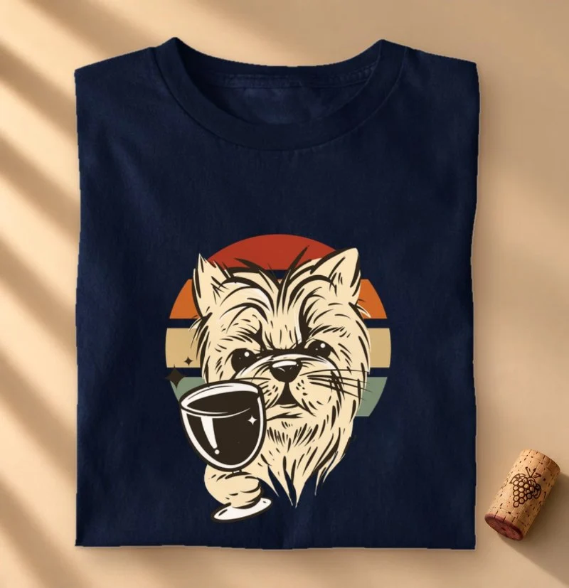 Camiseta O  Cão e o Vinho