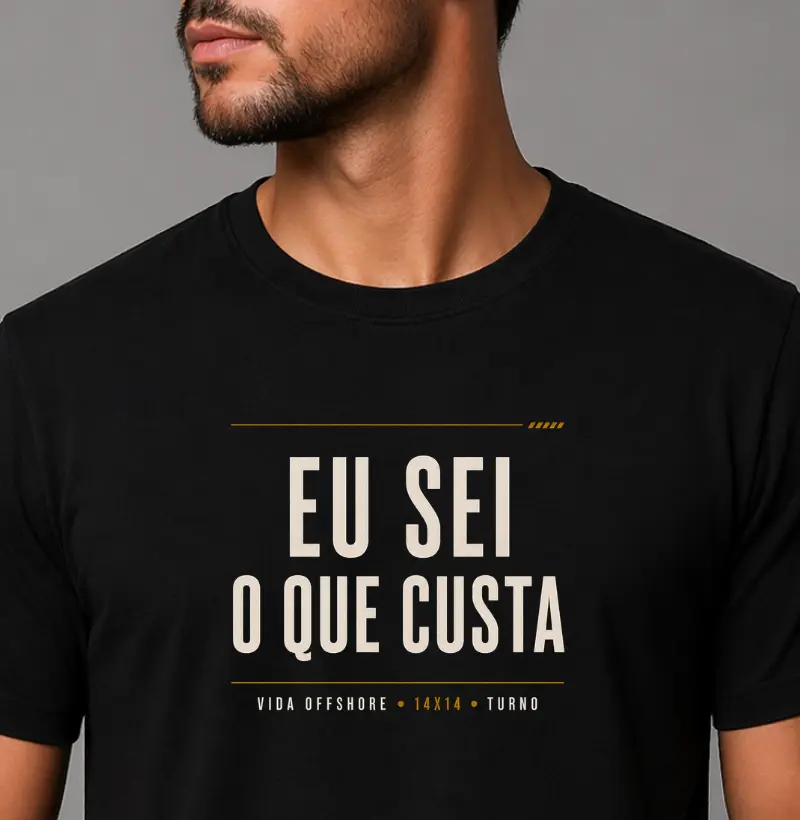 Eu sei o que custa - Camiseta