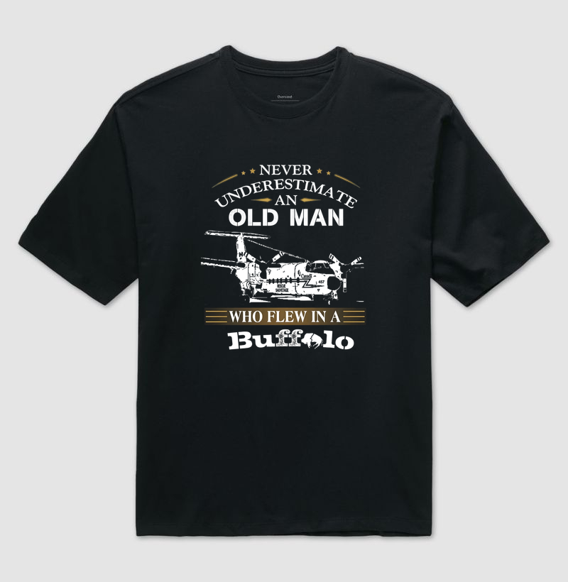 Never underestimate an old man who flew in a Buffalo II