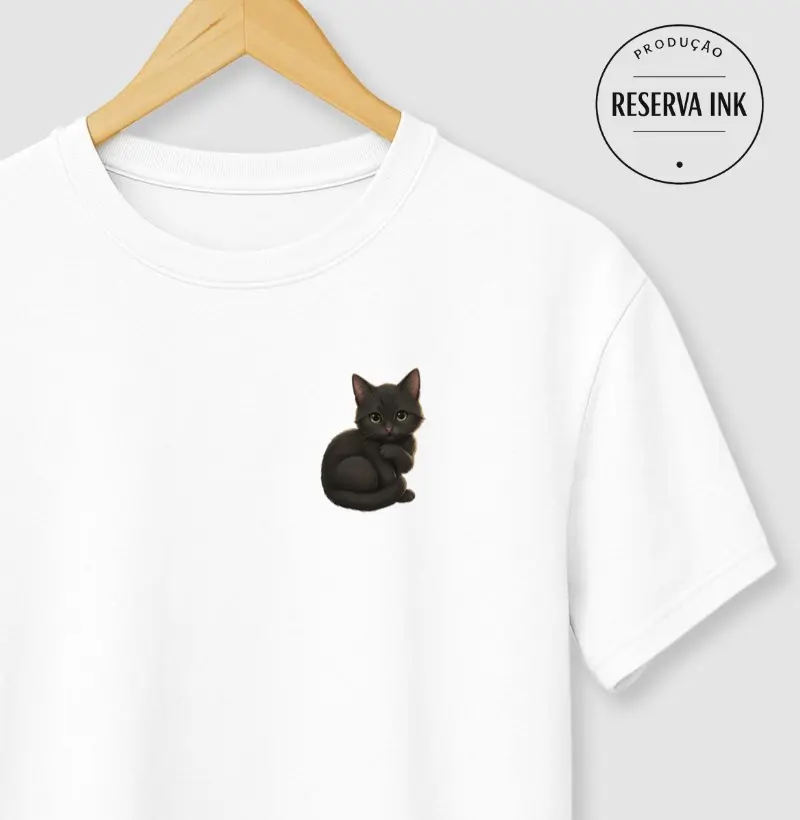 Gato Preto Minimalista