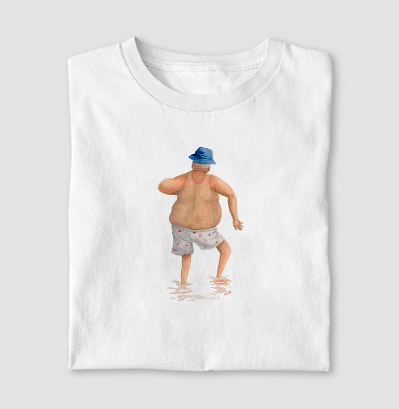 Camiseta Titio foi à praia