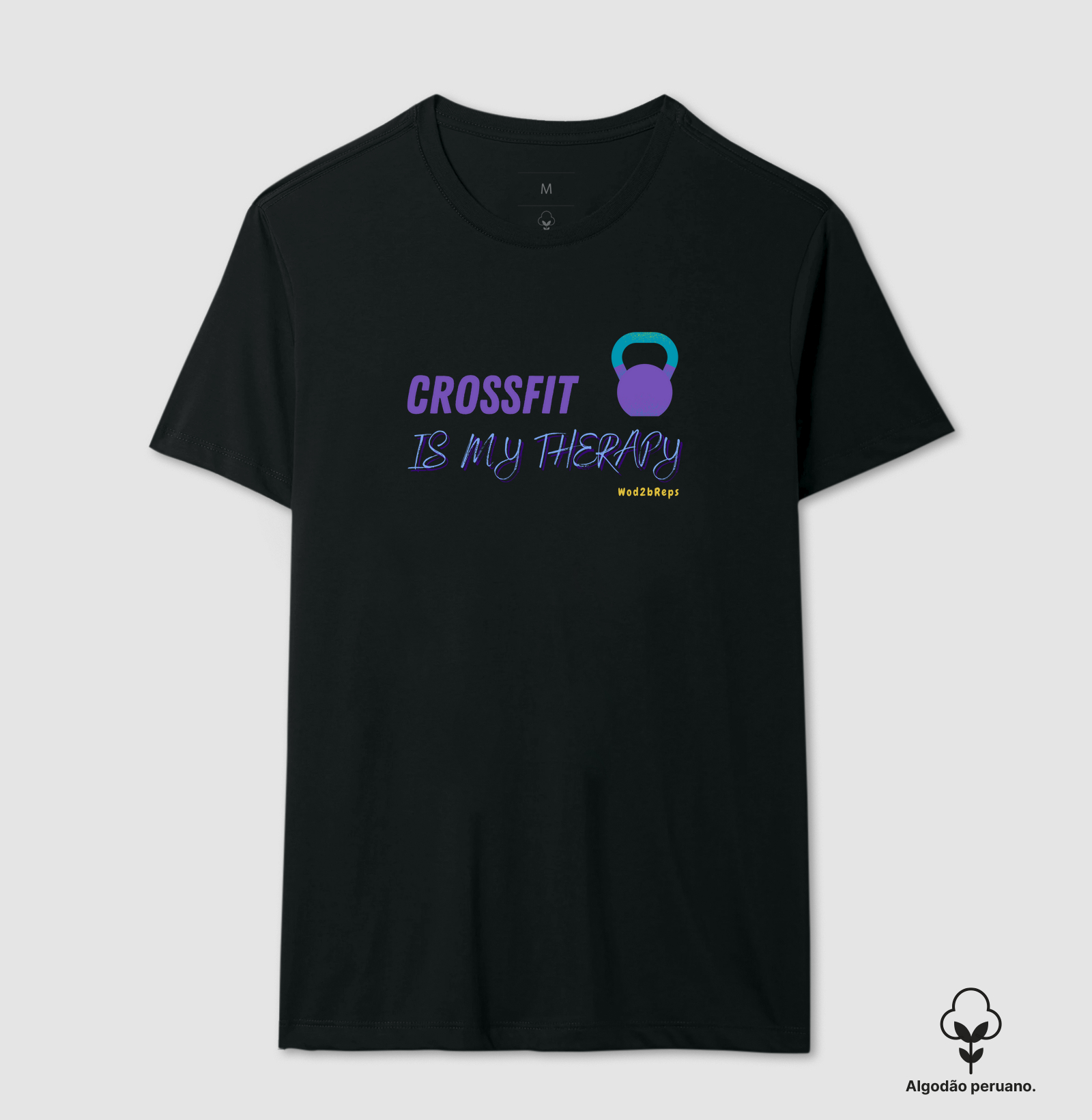 Camiseta_Crossfit is my therapy