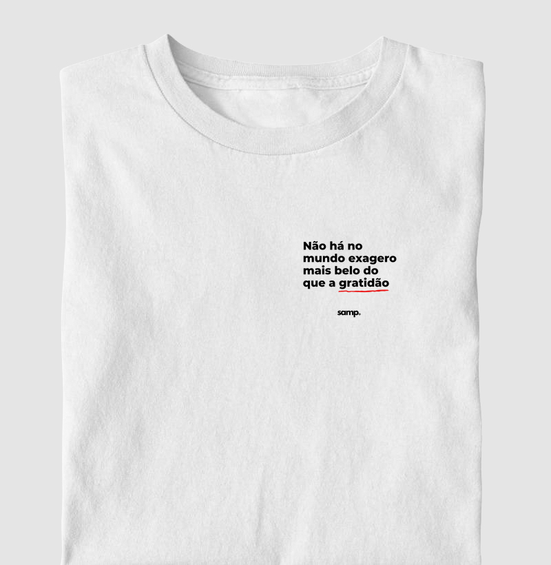 Camiseta Infantil "Gratidão"