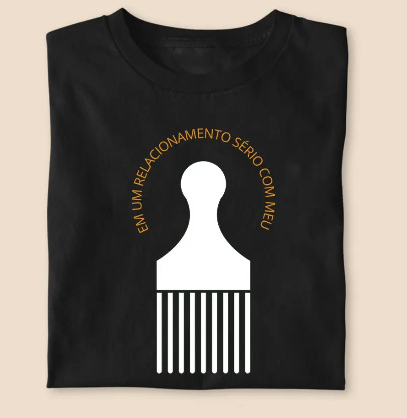 Em um relacionamento sério com meu pente garfo