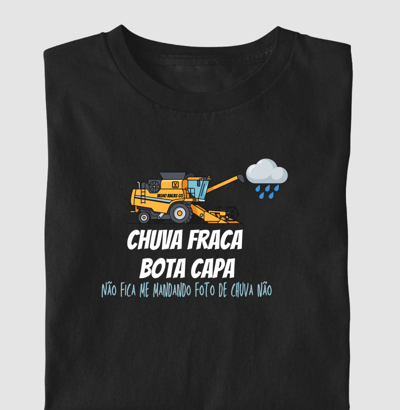 Chuva Fraca Bota Capa