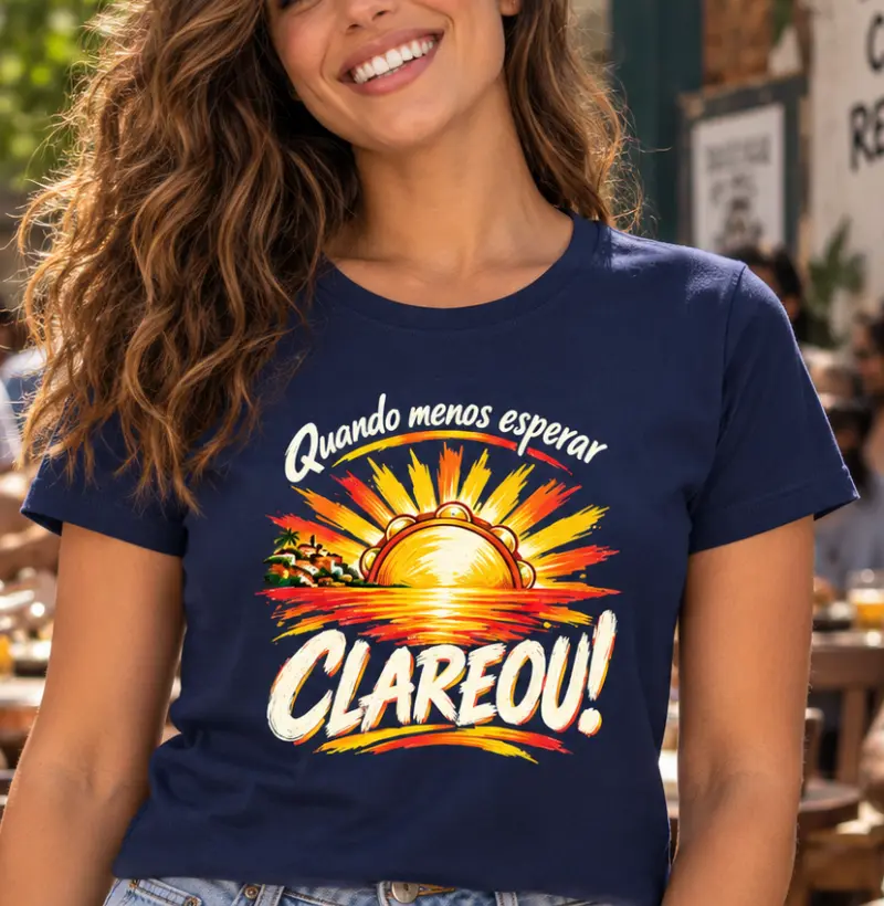 Quando menos esperar Clareou - Camiseta