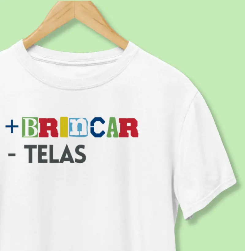 Camiseta | + Brincar - Telas