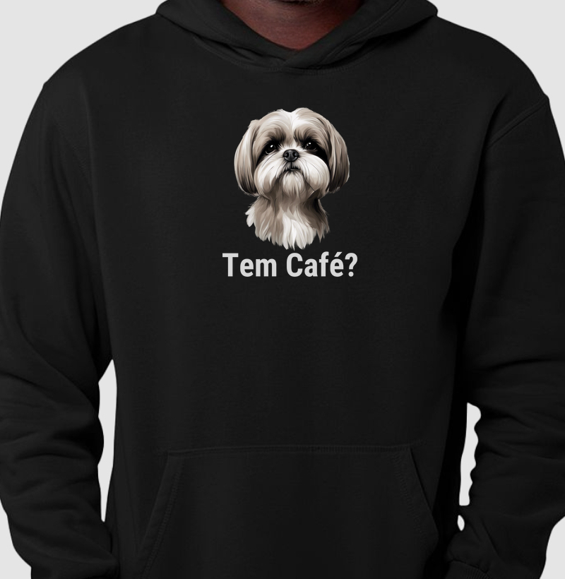 Moletom Tem Café Shih Tzu 