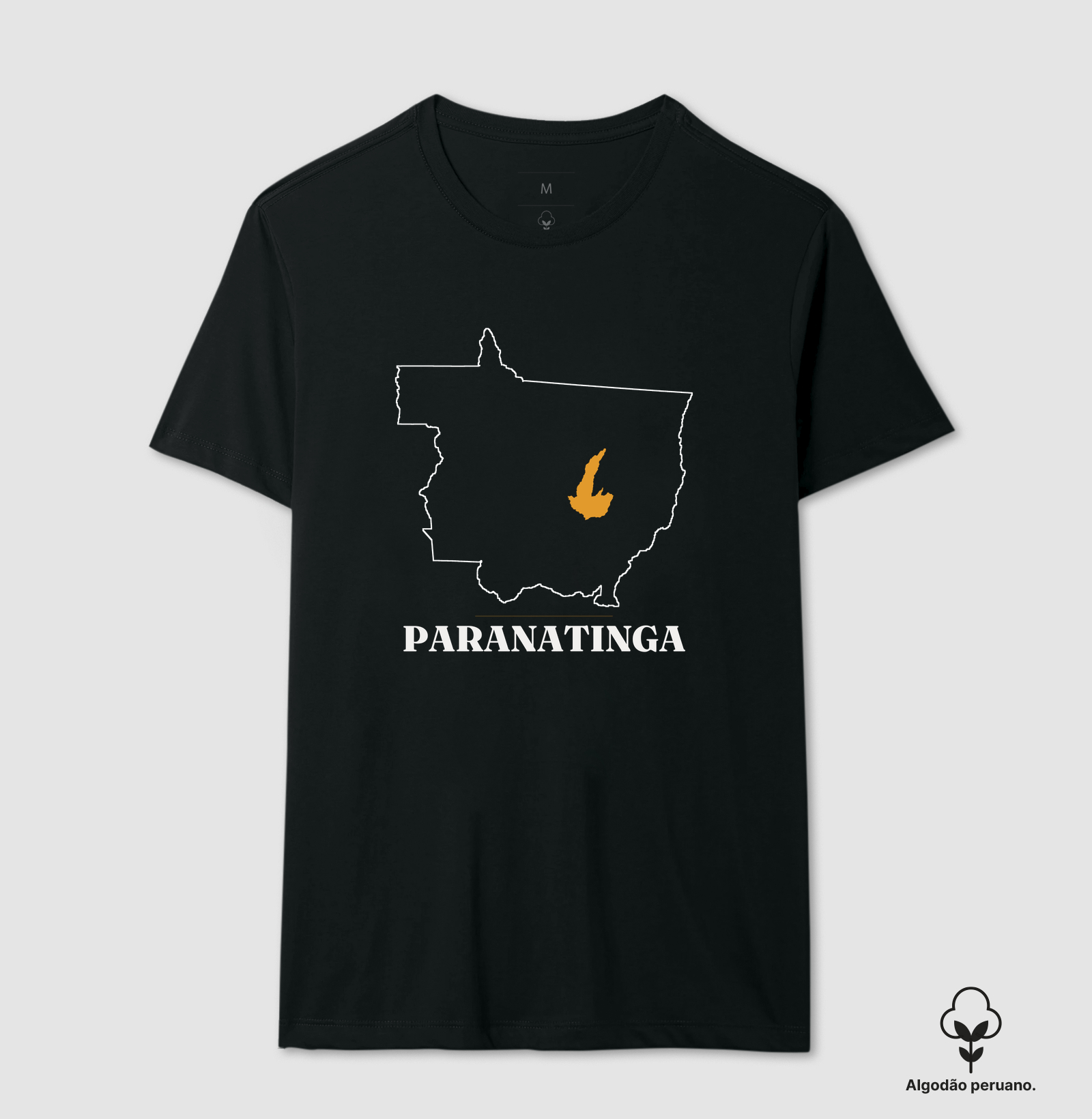 Paranatinga | Traço MT - Camiseta Algodão Peruano