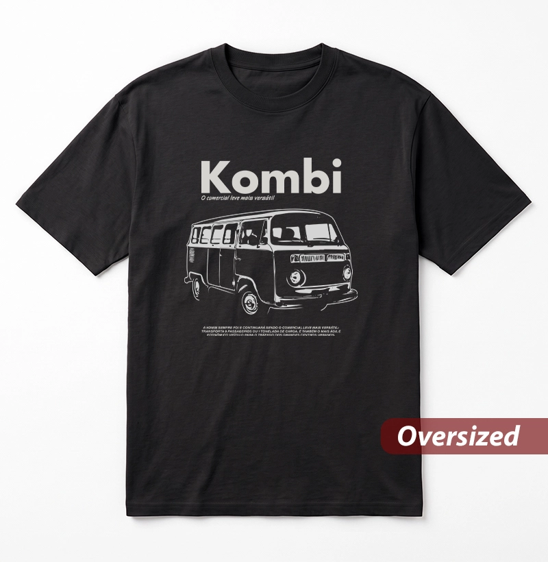 Kombi | O comercial leve mais versátil - Camiseta Oversized