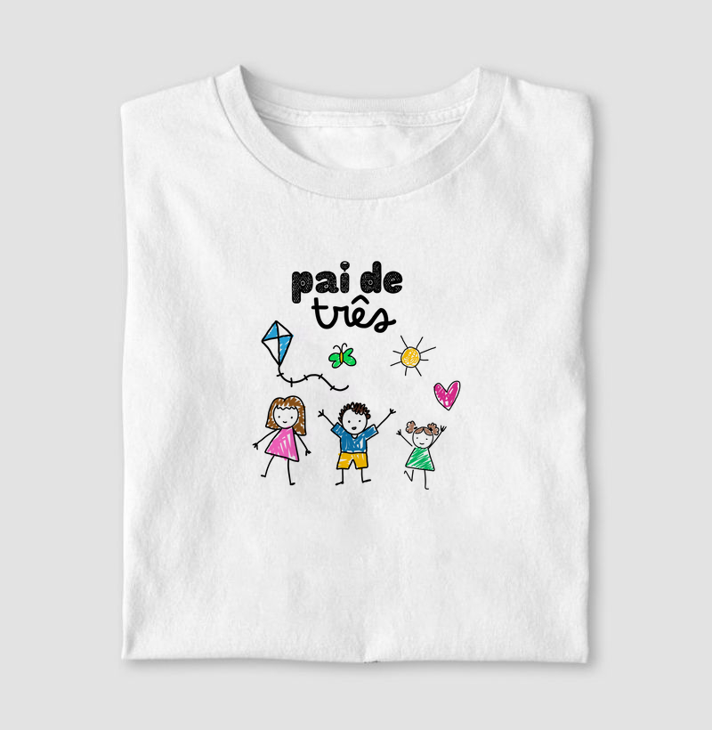 Pai de três - Desenhista (2 Meninas e 1 Menino)