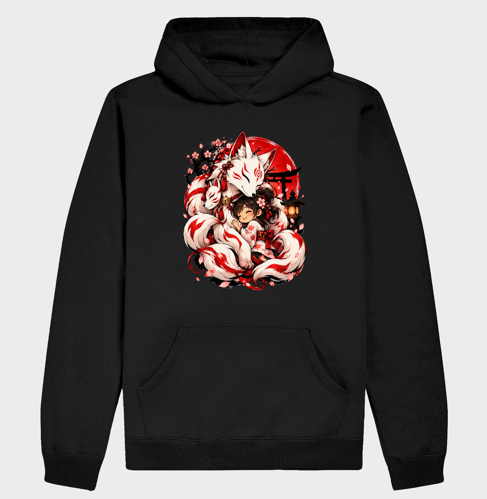 Abraço da Kitsune - Hoodie Moletom