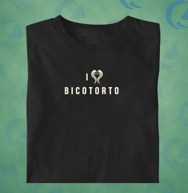 Camiseta - Frase I Love Bico Torto