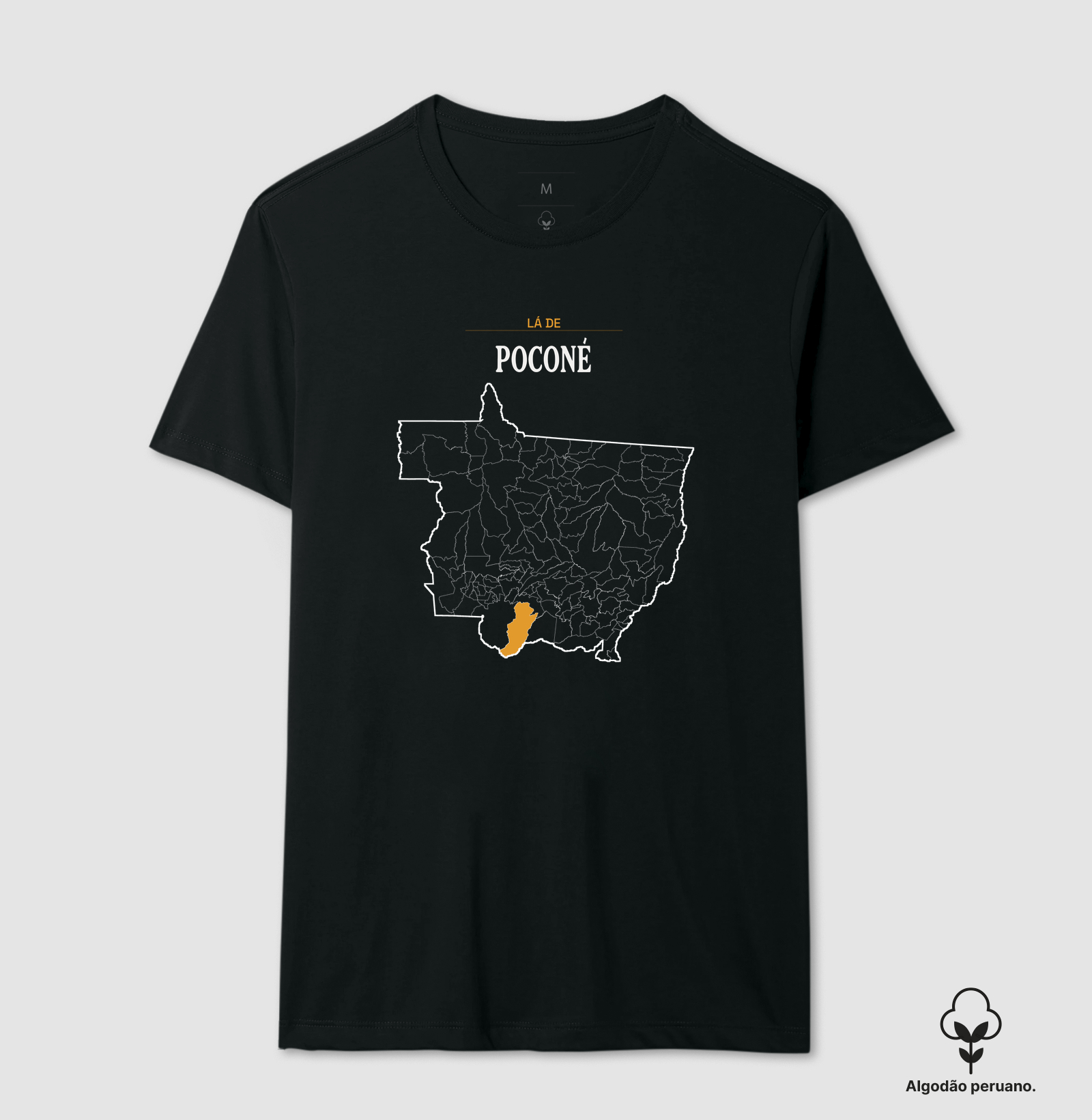 Poconé | Território MT - Camiseta Algodão Peruano