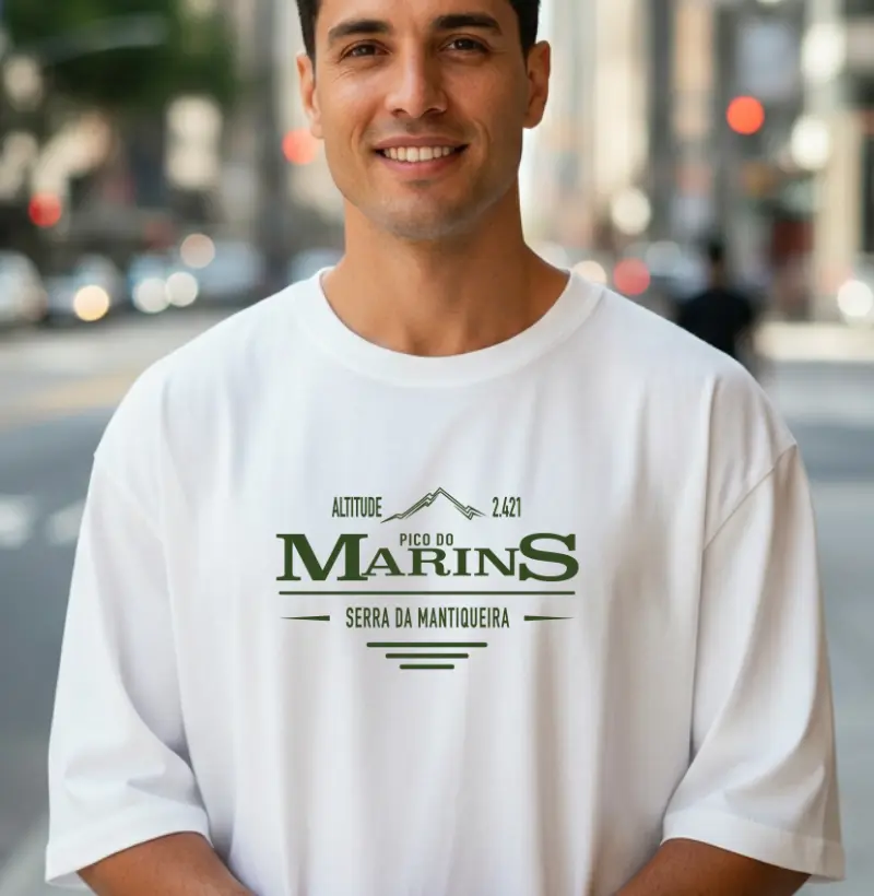 Camiseta Oversized Clássicos do Brasil | Pico do Marins